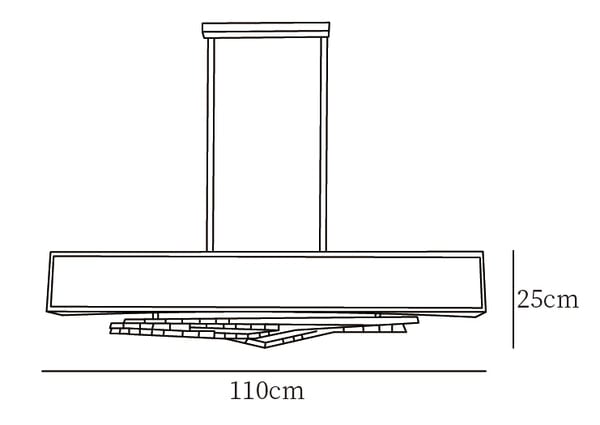 ></p><p><strong>FEATURES</strong></p><ul><li>Material: Metal, Fabric.</li><li>Finishes: Gold</li><li>Lampshade: White linen lampshade</li><li>Light source: Integrated LED</li><li>Kelvin range: Warm Light (3000K), Neutral Light (4500K), Cool Light (6000K)</li><li>Voltage: AC 110-240V</li><li>Environment: Indoor</li><li>Hardwired.</li><li>Switch: Compatible with ordinary household switches, not compatible with dimmers,</li><li>Suspension: Equipped with two 11.8″ metal rods and two 7.8″ metal rods. It can be spliced into two 19.7″ metal rods as required. Specified lengths can also be provided upon request.</li><li>IP rating 20 - not waterproof.</li><li>Certification: Compliant with North America, Australia, Europe, and Middle East Certification.</li><li>Install: Flat roof installation is not compatible with sloped ceilings.<br></li></ul><p><strong>
  </div>
  <button
    class=