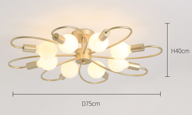Flower Pattern Ceiling Light