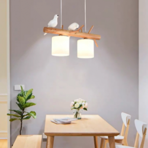 BIRDY Wooden Pendant Light