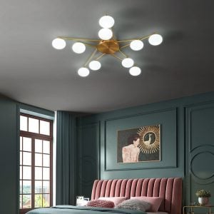 Geometrical Ball Chandelier