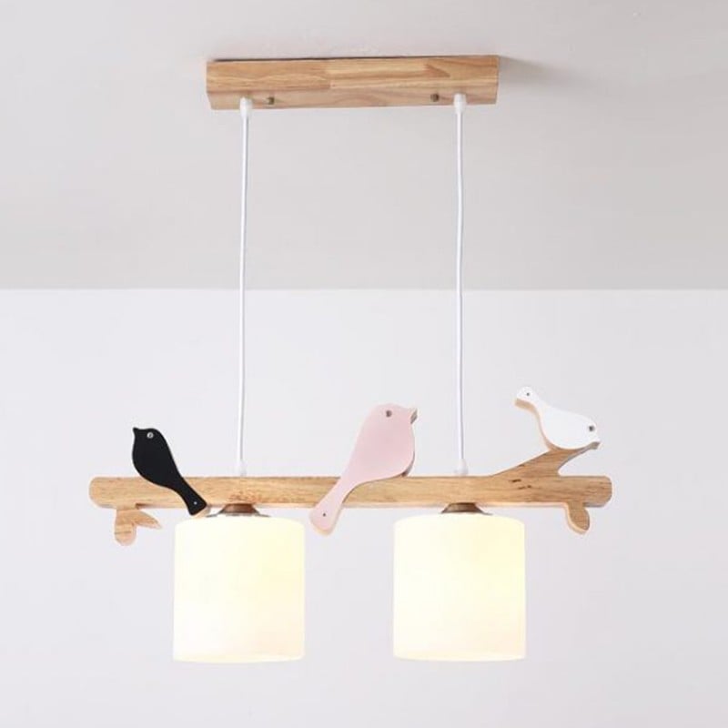BIRDY Wooden Pendant Light