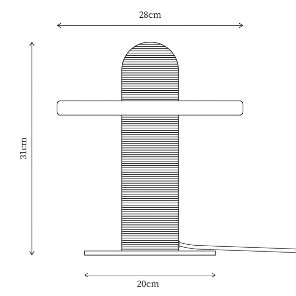 ></p><ul><li>サイズ: 直径28cm x 高さ38cm / ∅11″ x 高さ15″</li></ul><p><img src=