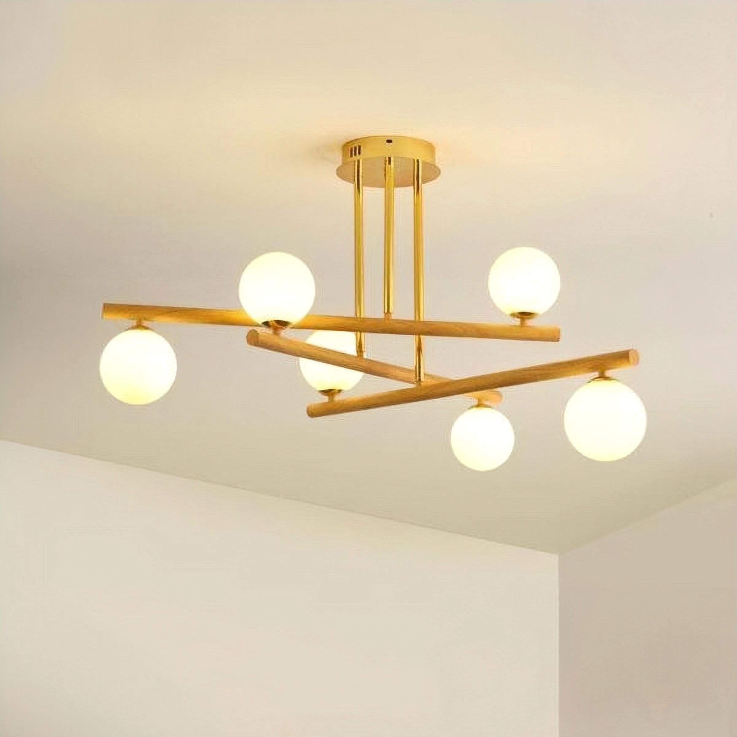 LINE Wooden Molecular Light