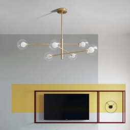 Glass Ball Molecular Pendant Lamp