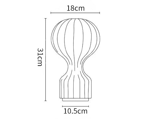 ></p><ul><li>Size: Dia 33cm x H 58cm / ∅ 13″ x H 22.8″</li></ul><div style=