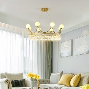 Crown Crystal Chandelier