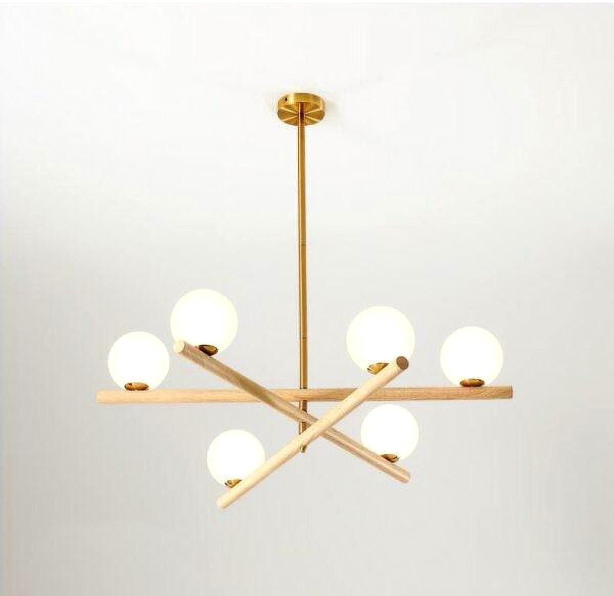 Minimalist Line Ball Chandelier