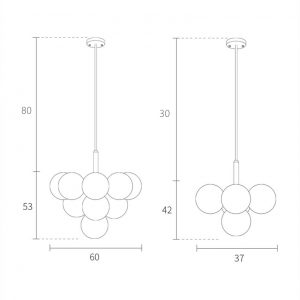Grape Globe LED Pendant Lamp