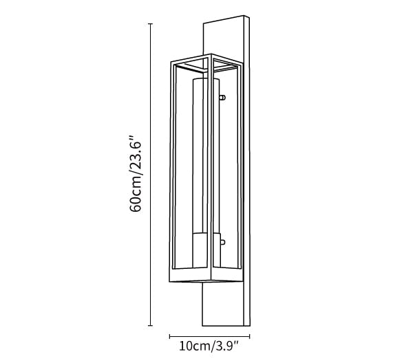 ></p><ul><li>サイズ: 長さ10cm x 高さ100cm / 長さ3.9インチ x 高さ39.4インチ</li></ul><p><img src=