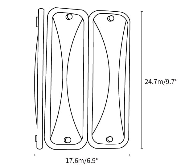 ></p><ul><li>Size: Dia 16.5cm x H 49.4cm / ∅ 6.5″ x H 19.4″ (E14 Bulds*2)</li></ul><p><img src=