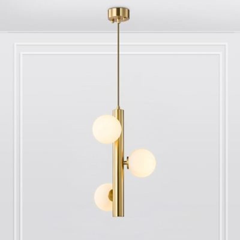 Three Glass Ball Pendant Lamp