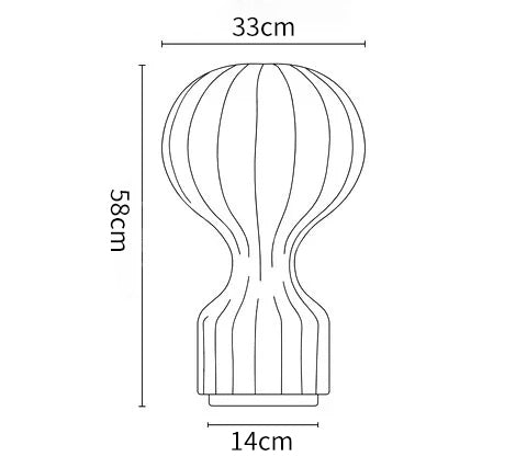 ></div><p><strong>FEATURES</strong></p><ul><li><span>Material: Cocoon, Steel.</span></li><li><span>Finishes: White Body + Black Base, White Body + White Base</span>.</li><li>Environment: Indoor.</li><li>AC 110-240V Voltage.</li><li>In line on / off switch.</li><li>Is Bulbs Included: No.</li><li>Takes E26 or E27 base bulb.</li><li>We provide 150cm / 59″ wires with switch plugs.</li><li>Certification: Compliant with North America, Australia, Europe, and Middle East Certification.</li></ul><div style=