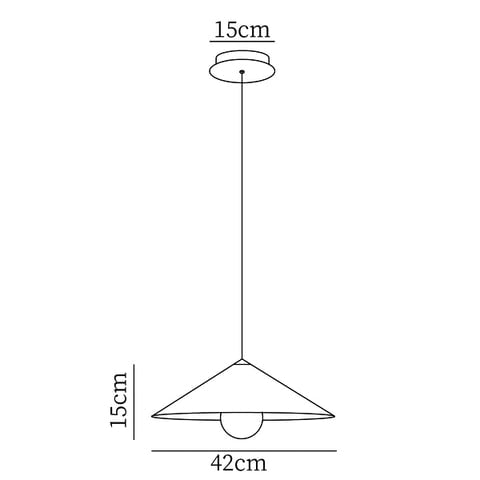 ></p><ul><li><span>Dia 42cm x H 15cm / ∅ 16.5″ x H 5.9″</span></li></ul><p><img src=