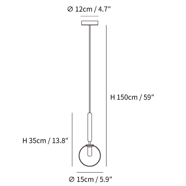 ></p><p><span>3 ヘッドサイズ: 直径 20cm x 高さ 150cm / ∅ 7.9 インチ x 高さ 59 インチ</span></p><p><img src=