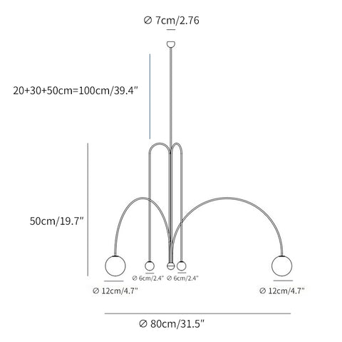 Gran Finale suspension lamps