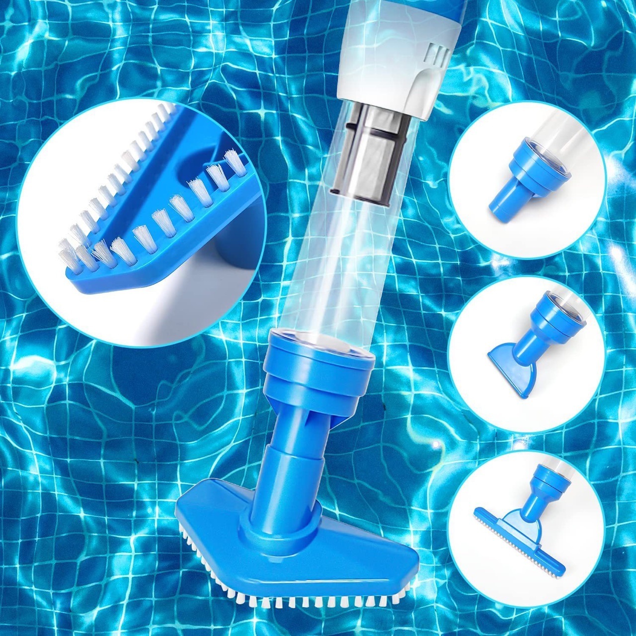 PoolNexa-PN30丨3 in 1 Cordless Rechargeable Pool Vacuum Cleaner