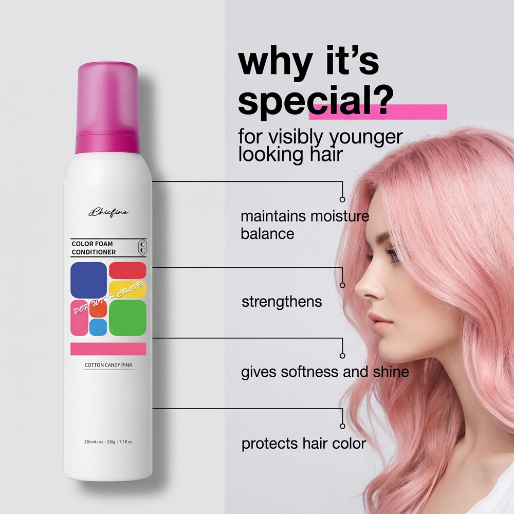Instant Color Foam Conditioner – Vibrant, Long-Lasting Hair Color & Conditioning | 230 mL