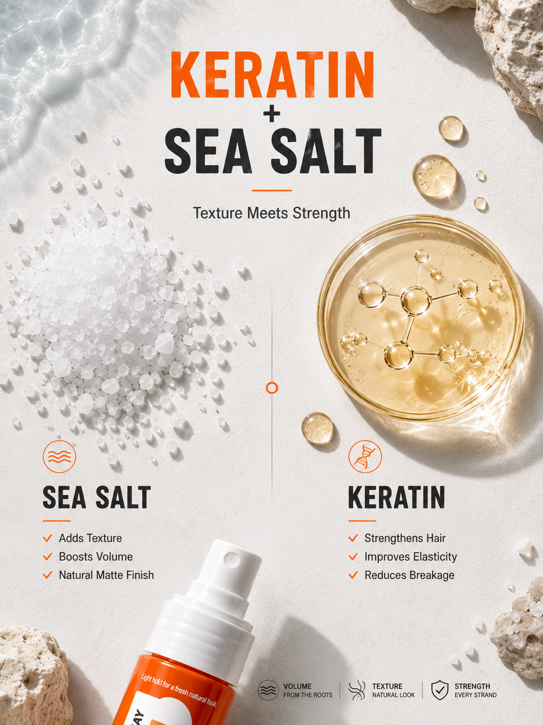 Koloryst Sea Salt Hair Spray 150ml