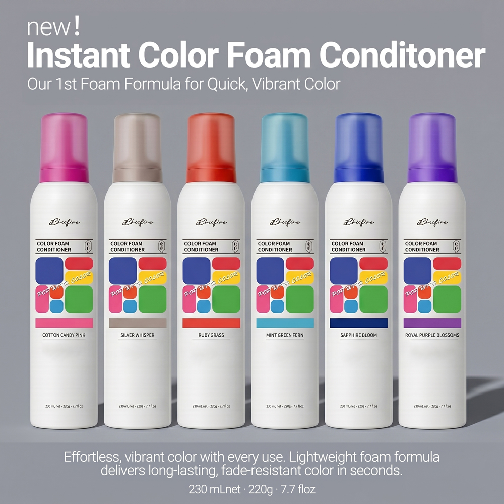 Instant Color Foam Conditioner – Vibrant, Long-Lasting Hair Color & Conditioning | 230 mL