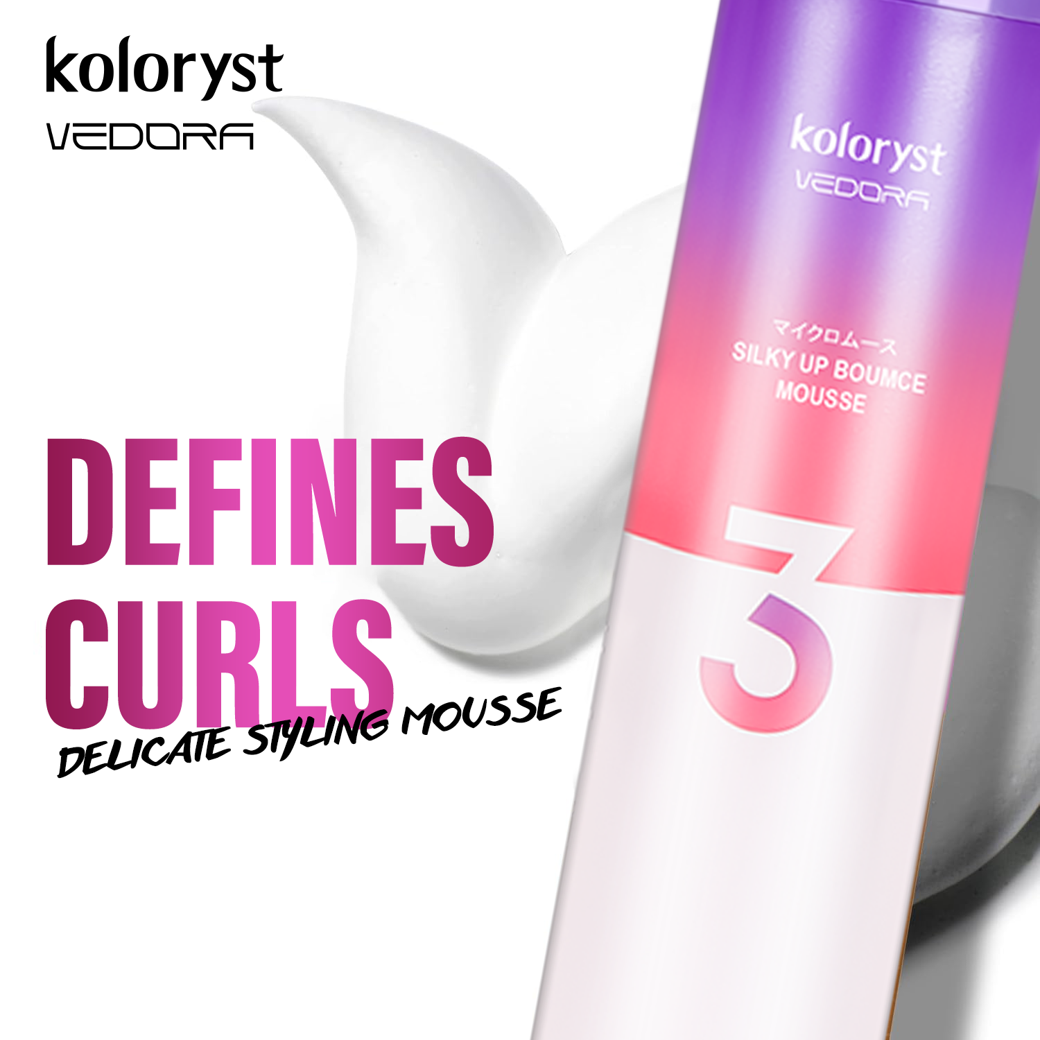 Mousses Styling Mikro Koloryst 96ml/200ml