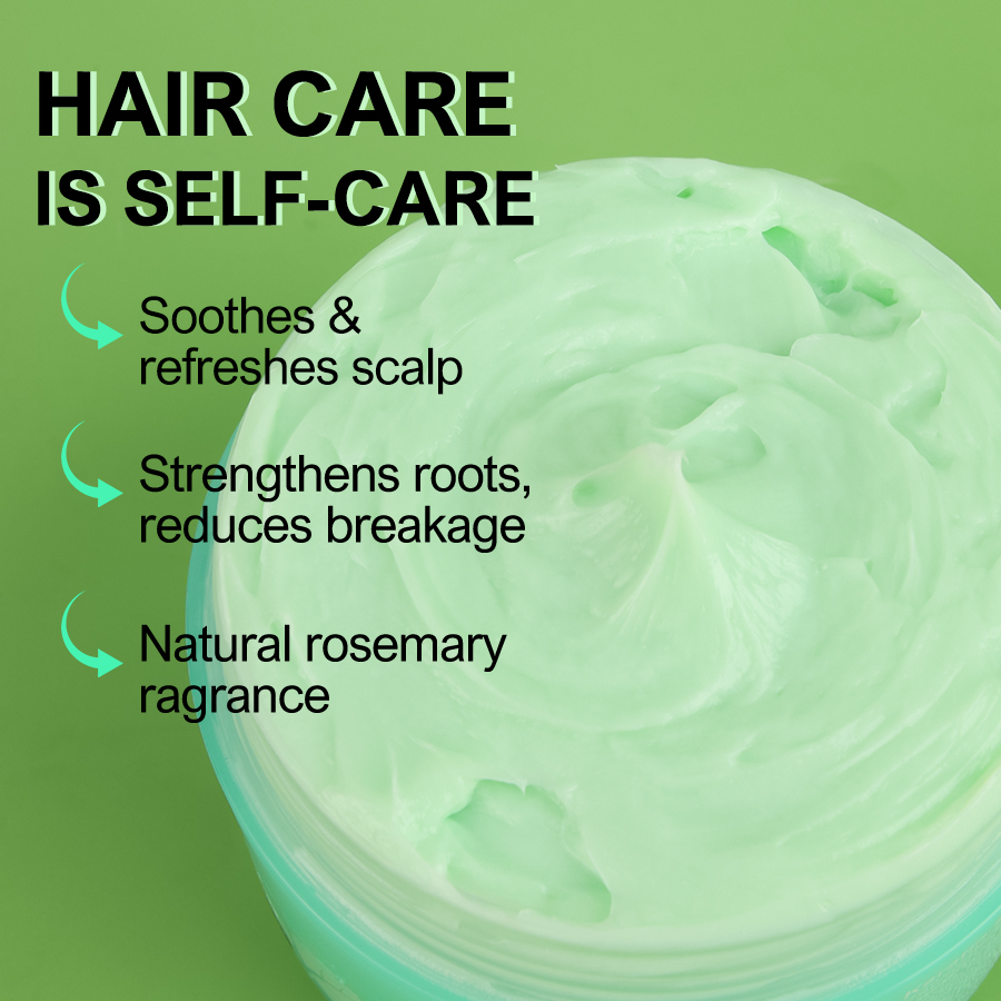 CLAVIS Rosemary Mint Keratin Hair Mask – Deep Repair, Hydration & Frizz Control