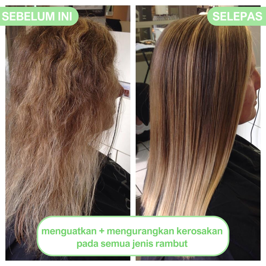 Topeng Rambut Koloryst dengan Rosemary, Pudina, dan Keratin