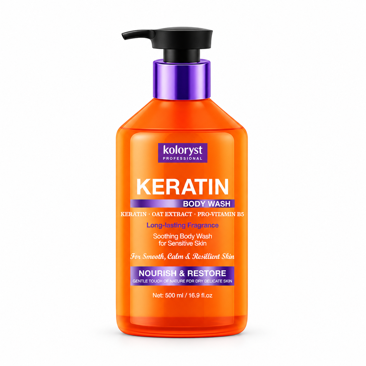 Koloryst Keratin Shower Gel with Oat Extract （500ml）