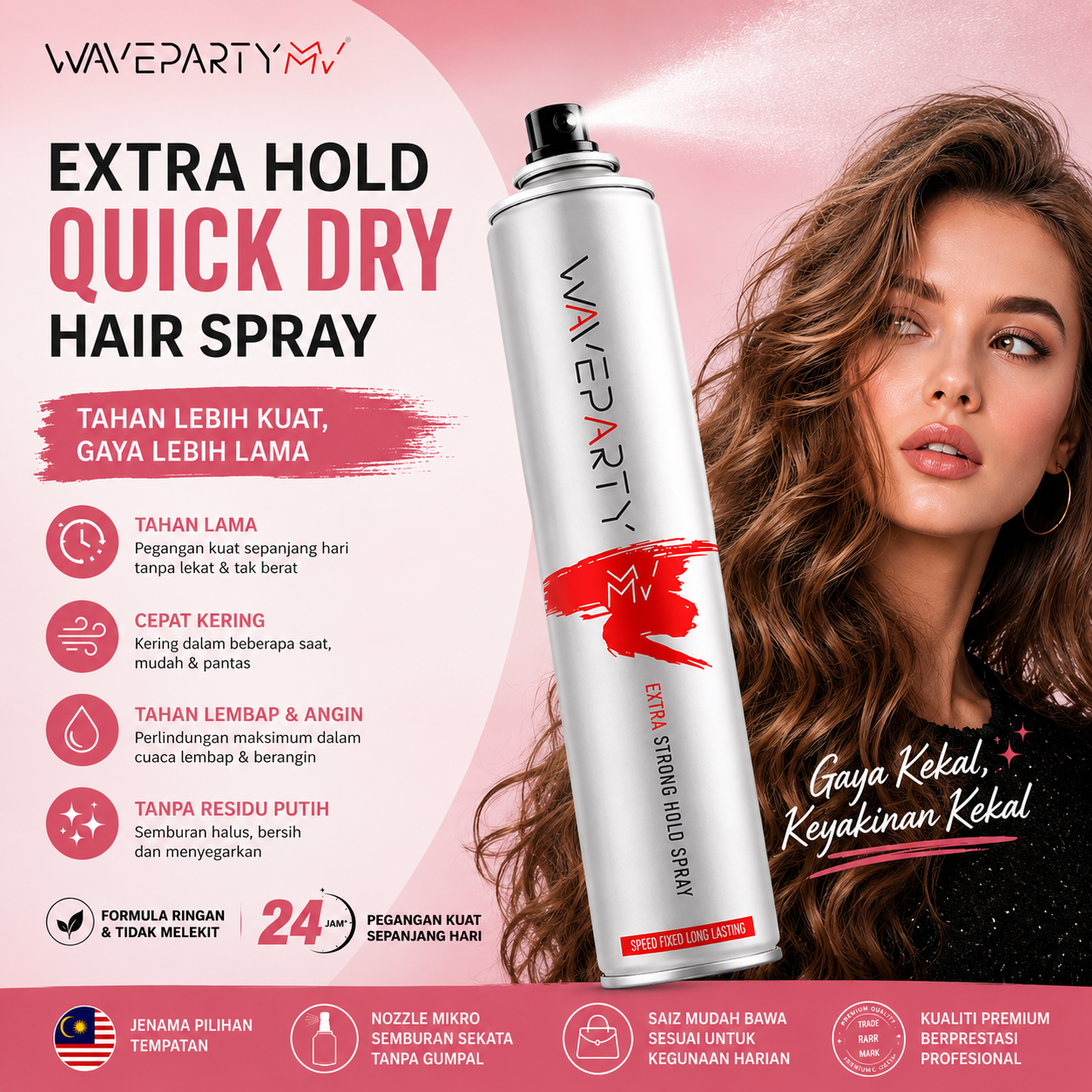 Semburan Rambut Super Power Koloryst 215g