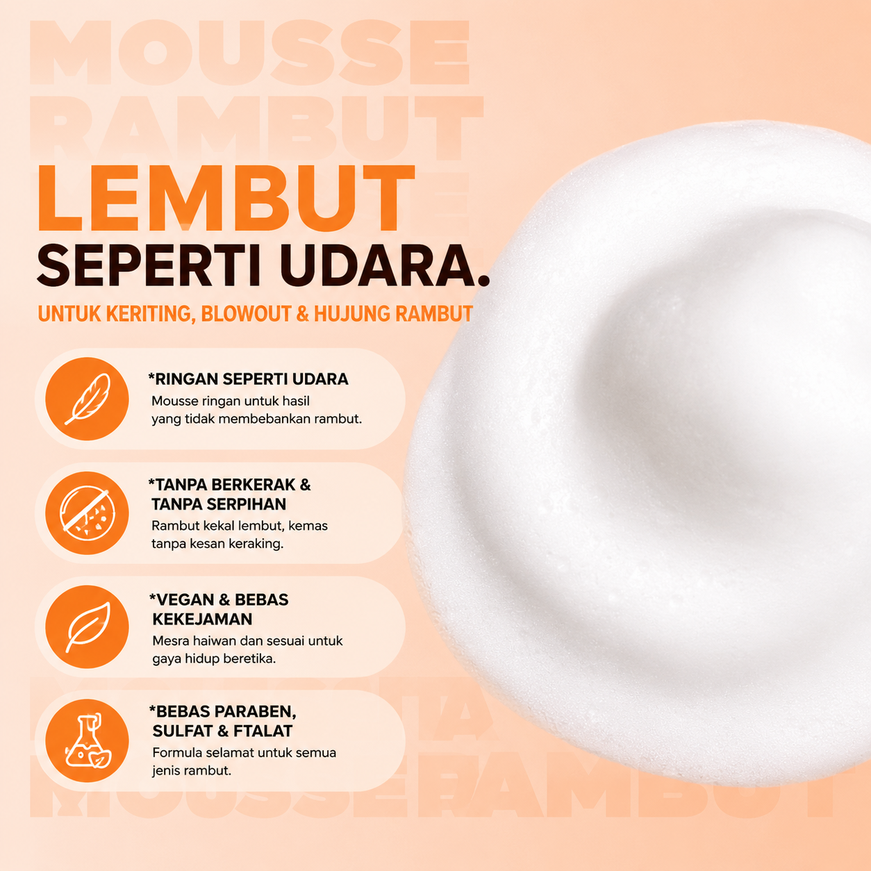 Mousses Styling Bounce & Shape Koloryst (190g)