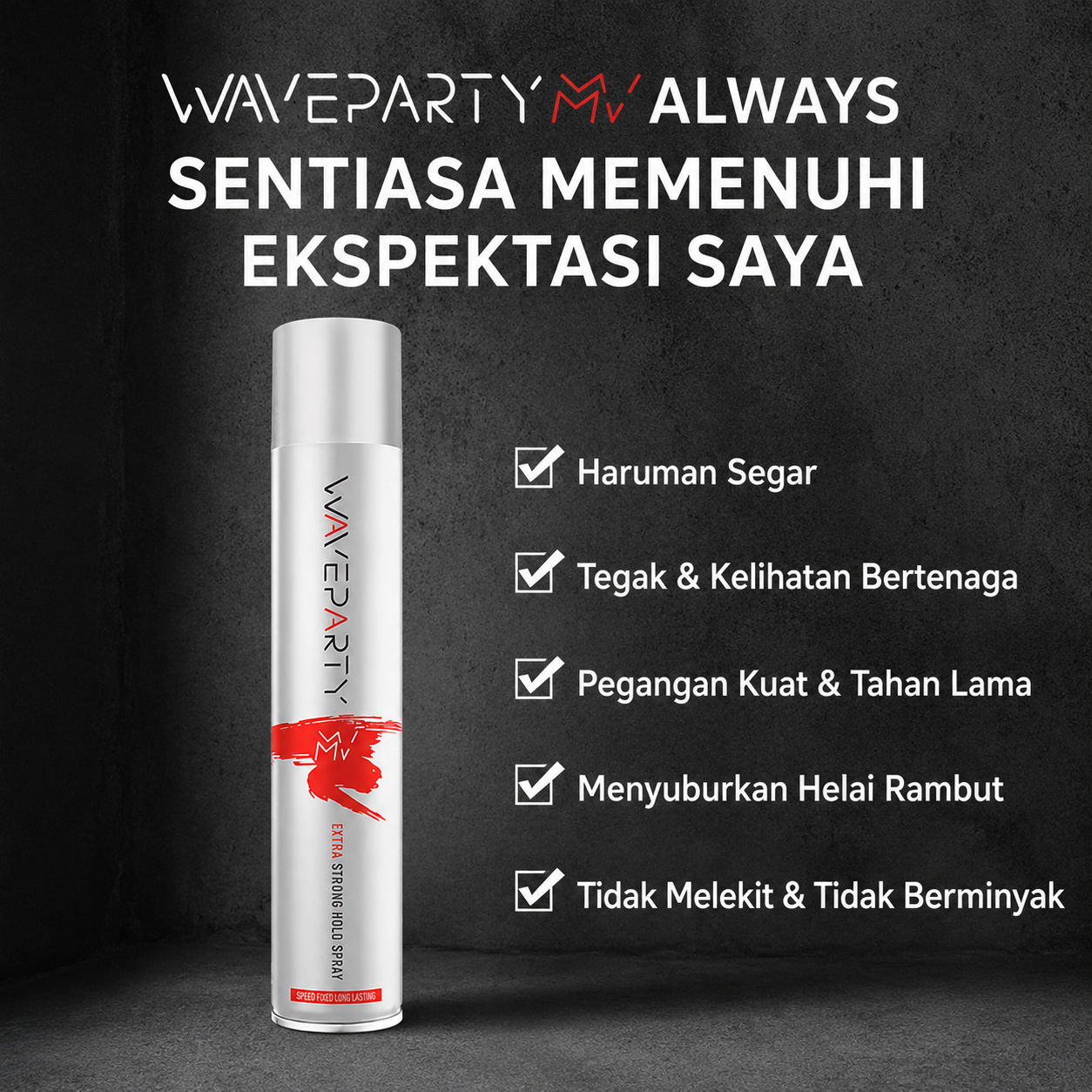 Semburan Rambut Super Power Koloryst 215g