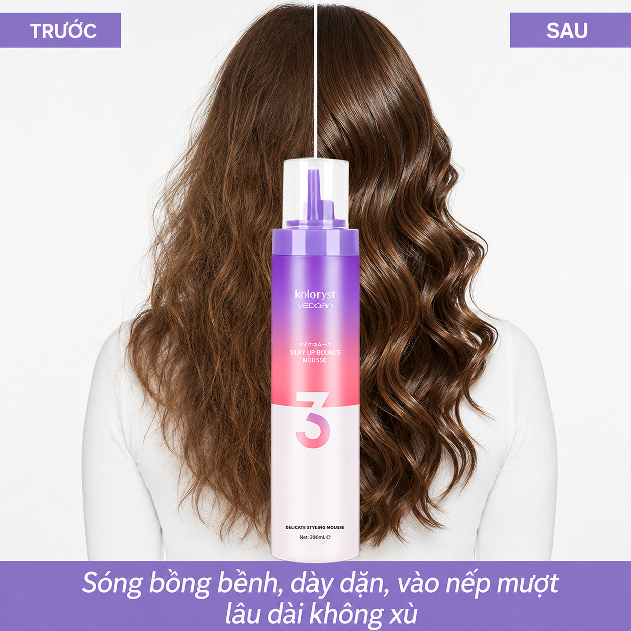 Mousses Styling Mikro Koloryst 96ml/200ml