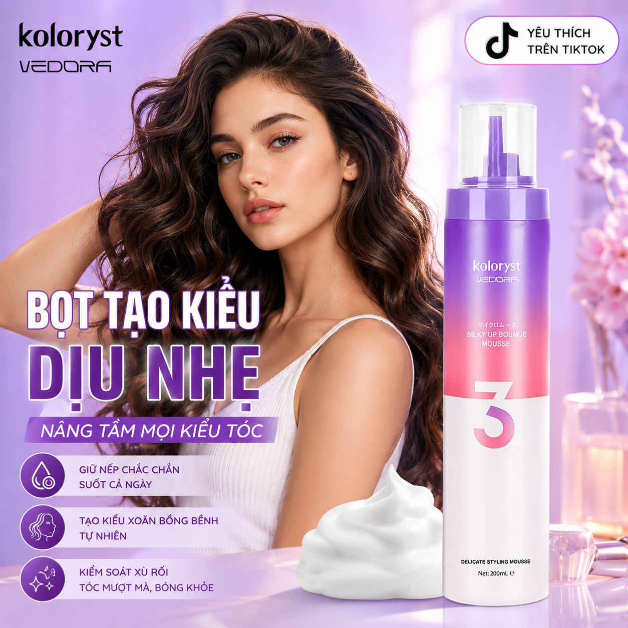 Mousses Styling Mikro Koloryst 96ml/200ml