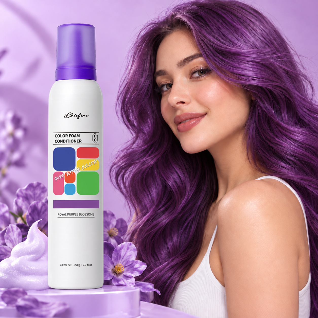 Instant Color Foam Conditioner – Vibrant, Long-Lasting Hair Color & Conditioning | 230 mL