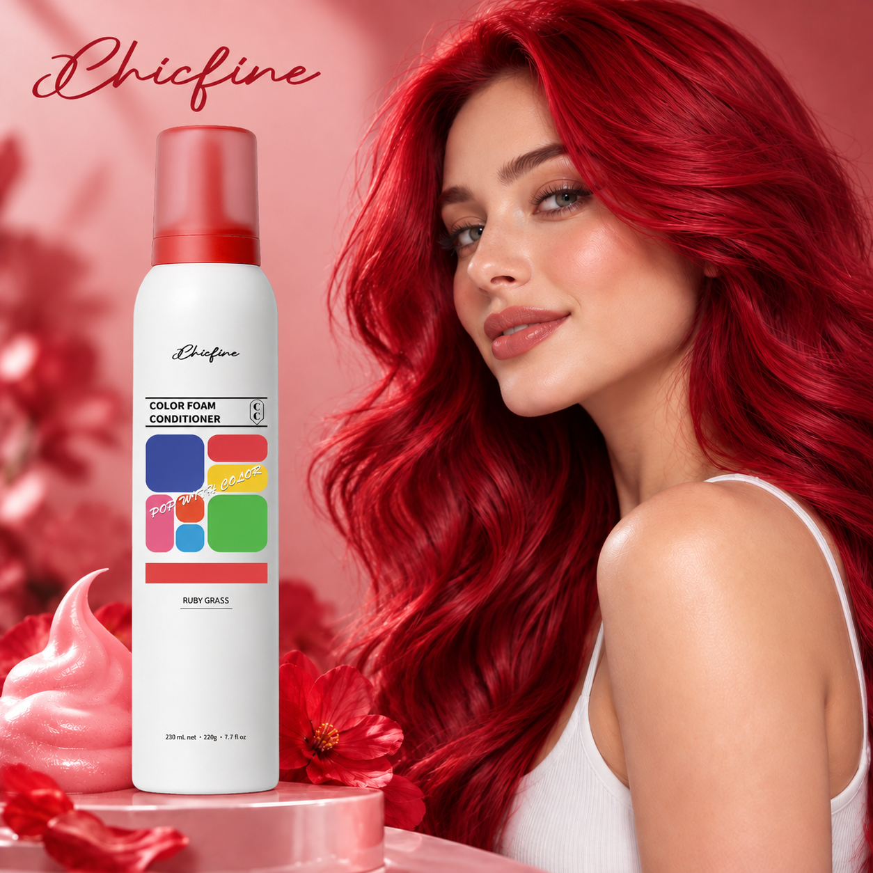 Instant Color Foam Conditioner – Vibrant, Long-Lasting Hair Color & Conditioning | 230 mL