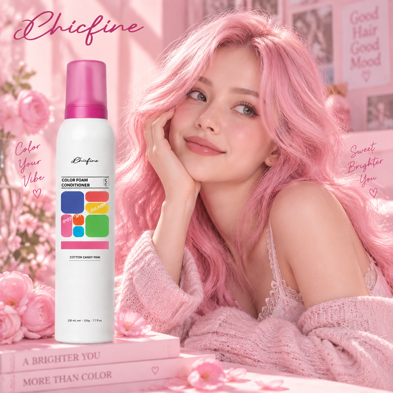 Instant Color Foam Conditioner – Vibrant, Long-Lasting Hair Color & Conditioning | 230 mL
