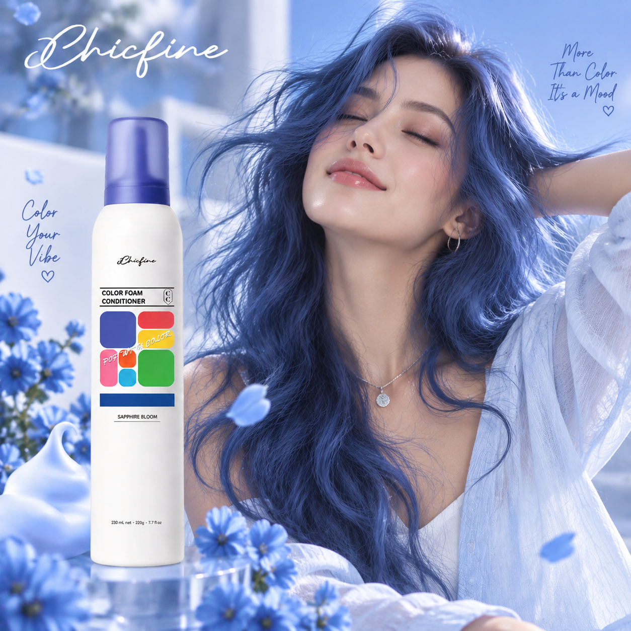 Instant Color Foam Conditioner – Vibrant, Long-Lasting Hair Color & Conditioning | 230 mL