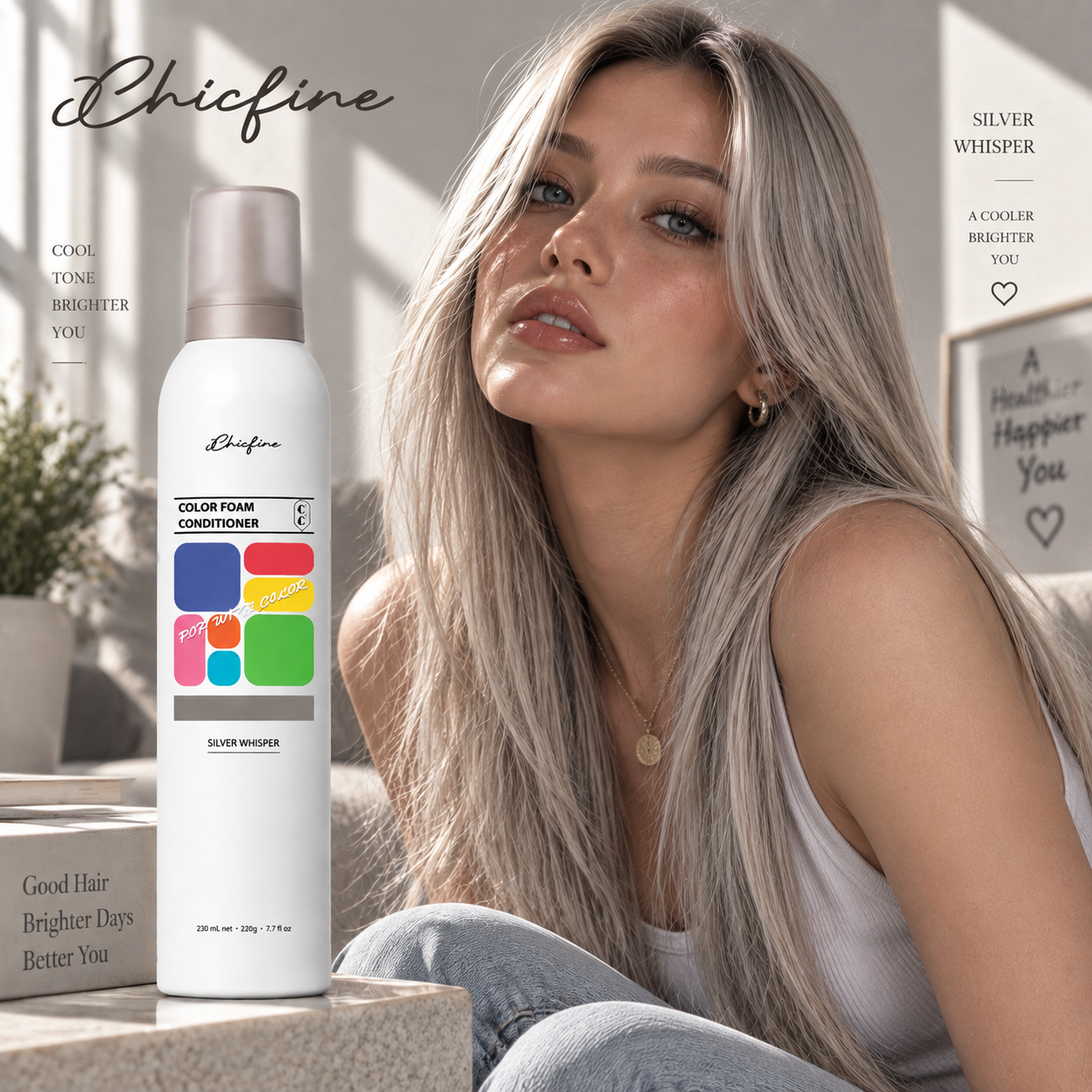 Instant Color Foam Conditioner – Vibrant, Long-Lasting Hair Color & Conditioning | 230 mL