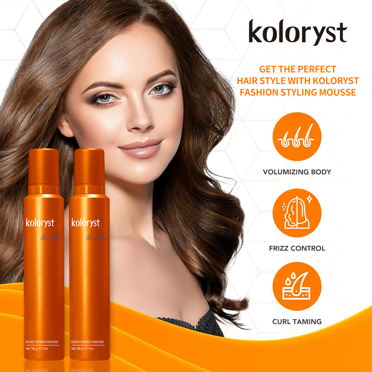 Mousses Styling Bounce & Shape Koloryst (190g)