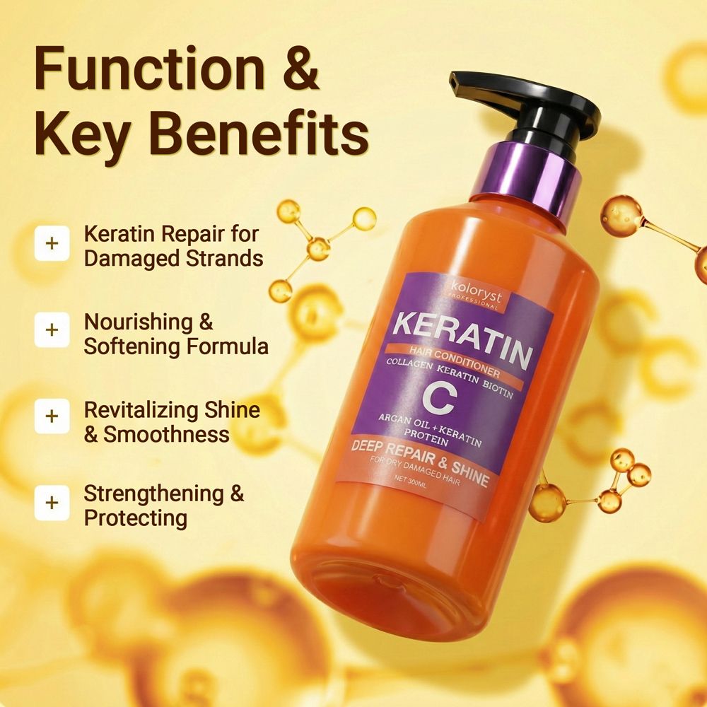 Koloryst Keratin Argan Oil Conditioner (300ml)