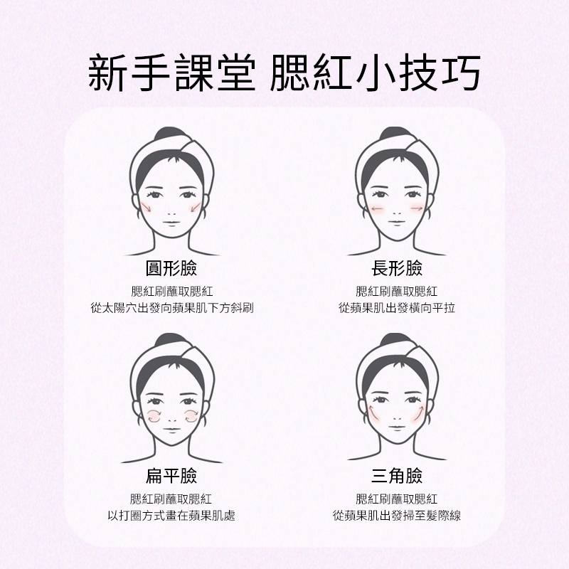 塗酷美術課三色腮紅粉餅