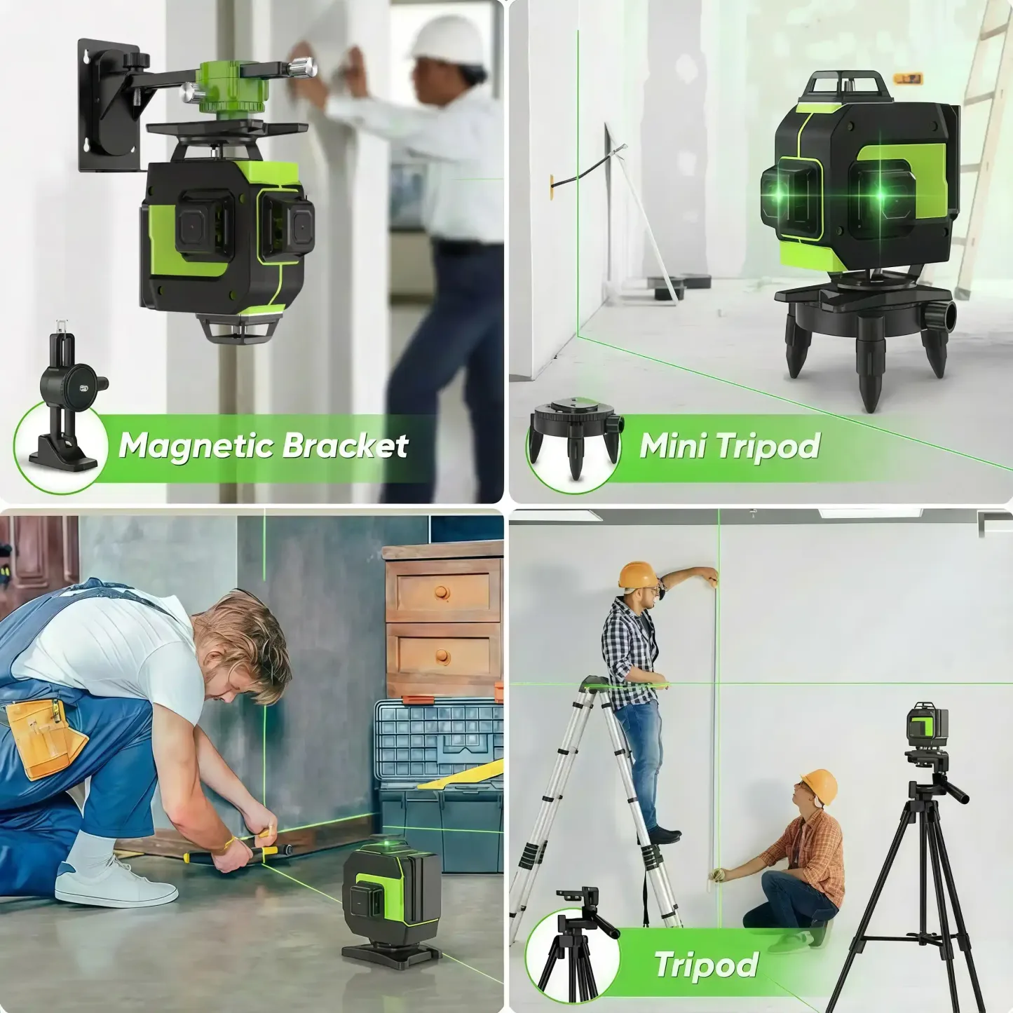 SEEKTOOL LX360 Pro 4D 16-Lines Laser Level