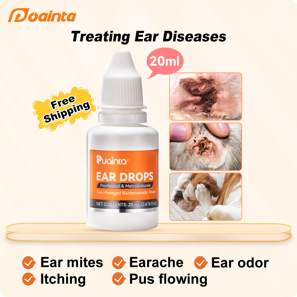 Ear Infection & Mite Treatment Liquid for Pets