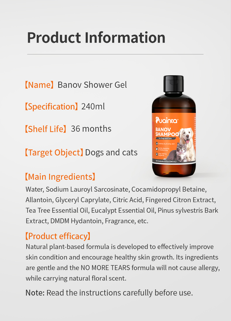 Puainta Banov Shampoo Antiitch Medicated