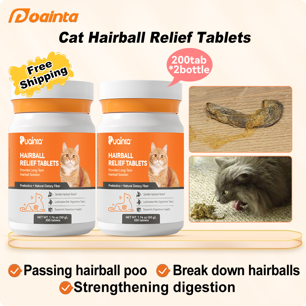 Hairball Vomiting Treatment Tablets for Cats