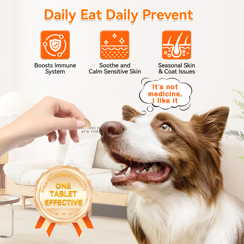 Dog Itch/Redness/Immune Support Chewable Tablets