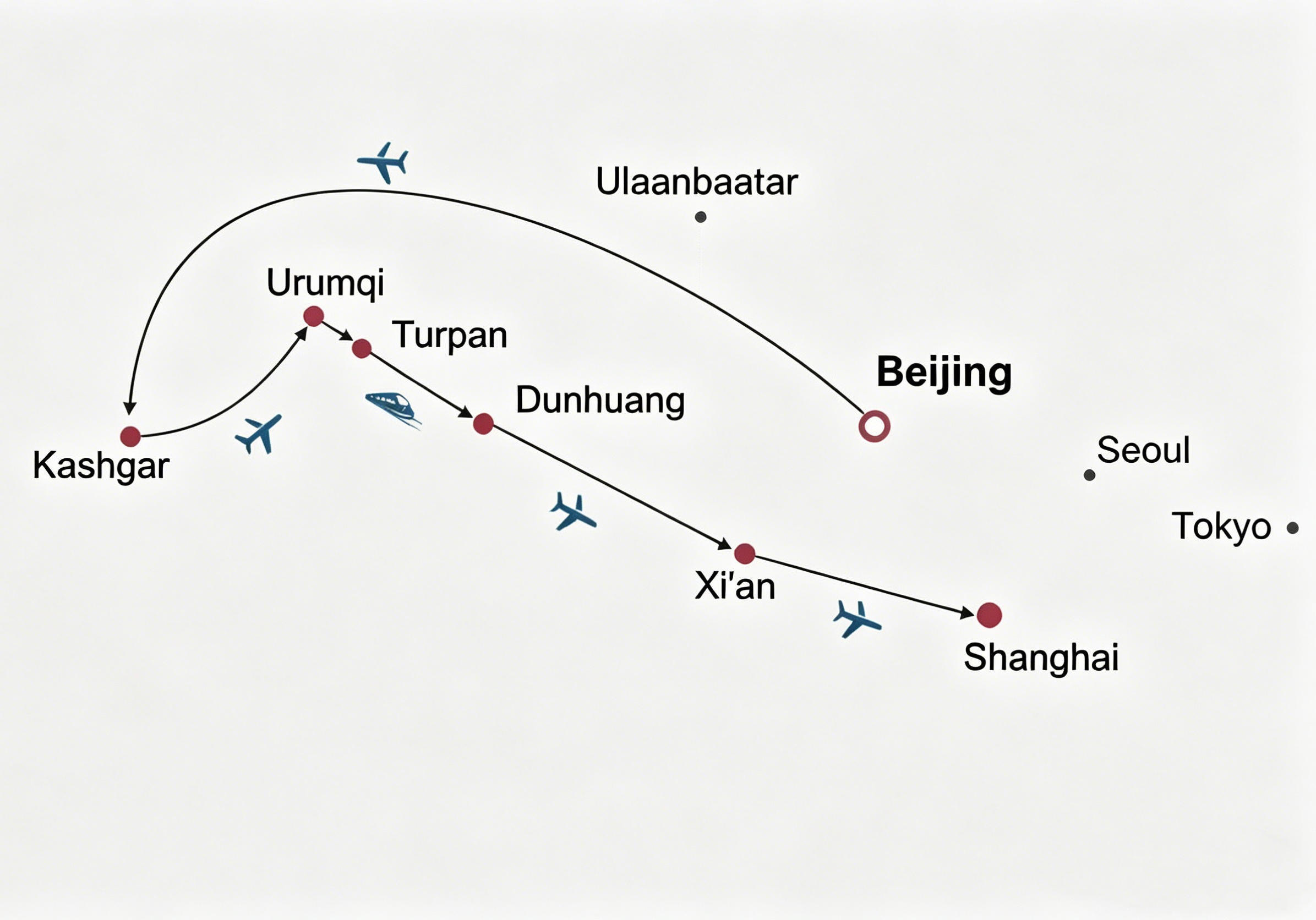 13 Days Private Tour of Beijing - Kashgar - Urumqi - Turpan - Dunhuang - Xi'an - Shanghai