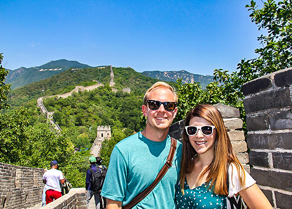 Our Guests at Mutianyu Great Wall