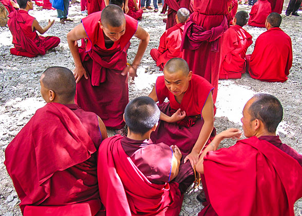 Monks Debating at Sera Temple