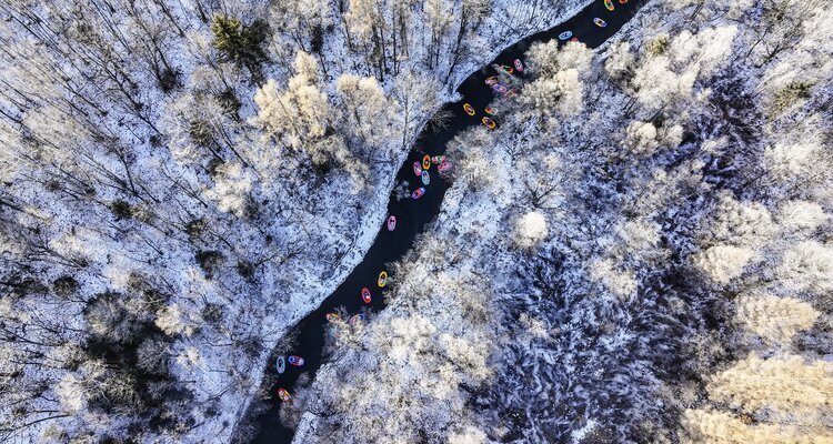 Winter Rime Rafting