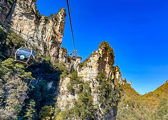 Cable Car at Tianmen Mountain